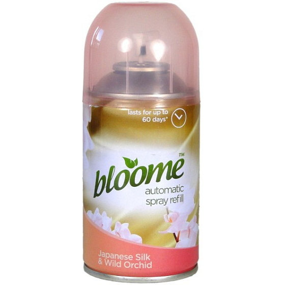Bloo Japonské hodváb a Biela orchidea osviežovač vzduchu náhradná náplň 250 ml