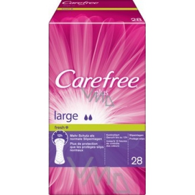 Carefree Plus Large Fresh slipové intímne vložky 28 kusov
