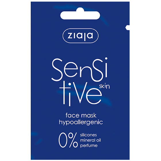 Ziaja Sensitive Skin hypoalergénna pleťová maska 7 ml
