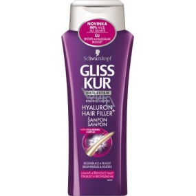 Gliss Kur Hyaluron + Hair Filler regeneračný šampón na vlasy 250 ml