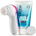 Lirene Duo Care Advanced System čistiaci gél 150 ml + prístroj na čistenie pleti 1 kus, darčeková sada