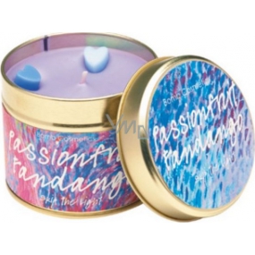 Bomb Cosmetics Hriešny tanec - Passion Fruit Fandango Candle Vonná prírodné, ručne vyrobená sviečka v plechovej dóze horí až 35 hodín