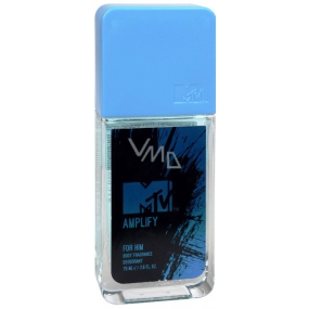 MTV Amplify Man parfumovaný deodorant sklo pre mužov 75 ml