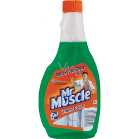 Mr. Muscle 5v1 Okná a sklo čistiaci prostriedok náhradná náplň 500 ml