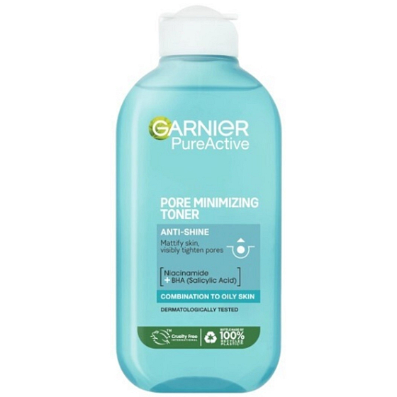 Garnier Skin Naturals Pure čistiace adstringentné tonikum 200 ml
