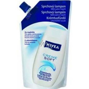 Nivea Krém Creme Soft Sprchový šampón náhradná náplň 500 ml
