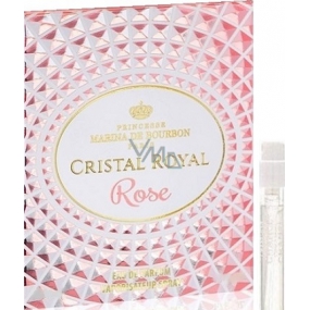 Marina de Bourbon Cristal Royal Rose toaletná voda pre ženy 1 ml s rozprašovačom, vialka