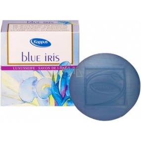 Kappus Blue Iris - Modrý kosatec luxusné mydlo s osviežujúcou vôňou pre suchú pokožku 20 g