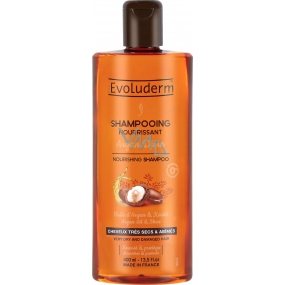 Evoluderm Argan Divin vyživujúci šampón pre veľmi suché a poškodené vlasy s arganovým olejom 400 ml