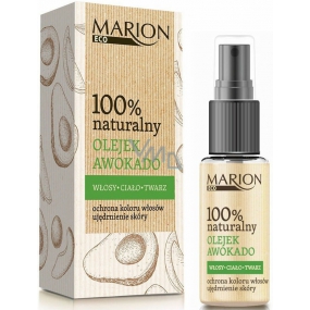 Marion Eco Avokado 100% prírodný bio olej pre vlasy, pleť a telo, spevnenie pokožky 25 ml