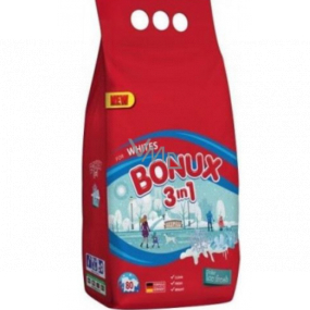 Bonux White Polar Ice Fresh 3v1 prací prášok na biele prádlo 80 dávok 6 kg