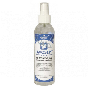 Lavosept Natur dezinfekcia kože roztok pre profesionálne použitie viac ako 75% alkoholu 200 ml rozprašovač