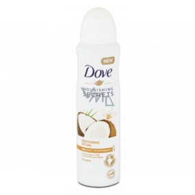 Dove Nourishing Secrets Ošetrujúce Rituál Kokos a kvet Jasmínu antiperspirant dezodorant sprej s 48-hodinovým účinkom pre ženy 150 ml