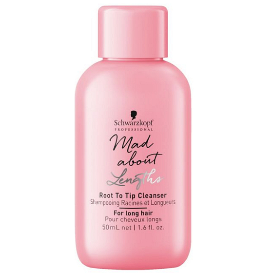 Schwarzkopf Professional Mad About Lengths Root To Tip Cleanser šampón pre dlhé vlasy 50 ml mini
