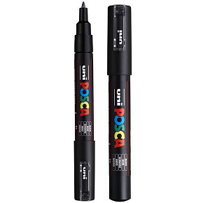 Posca Univerzálny akrylový popisovač 0,7 - 1 mm čierny PC-1M