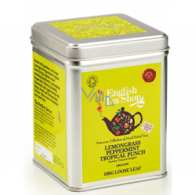 English Tea Shop Bio Citrónová tráva, Mäta a Tropické ovocie sypaný čaj 100 g