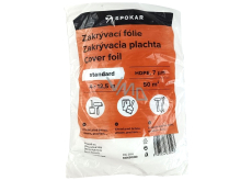 Spokar Standard Zakrývacia fólia HDPE, 7 μ, 50 m?, 4 × 12,5 m