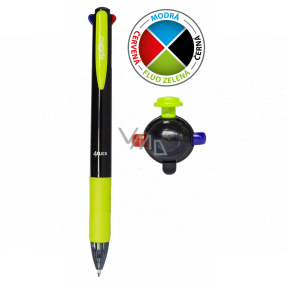 Spoko 4click guľôčkové pero 4 farebné 0,5 mm