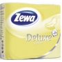 Zewa Deluxe Aqua Tube Jasmine Blossom toaletný papier Žltý 3 vrstvový 150 útržkov 4 kusy, rolička, ktorú môžete spláchnuť