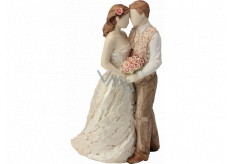 Arora Design Oslava lásky socha zamilovaného páru Figúrka z živice 17 cm