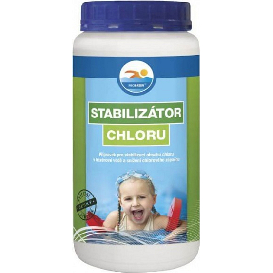 Probazen Stabilizátor chloru prípravok pomáhajúci s udržiavaním vhodnej koncentrácie chloru 0,9 kg