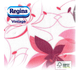 Regina Vintage papierové obrúsky 1 vrstva 33 x 33 cm 45 kusov Ružová