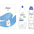 Dove Original Deeply Nourishing hydratačný sprchový gél 250 ml + Original antiperspirant dezodorant v spreji 150 ml, kozmetická sada pre ženy