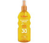 Lilien Sun Active Transparent SPF30 vodoodolný sprej na opaľovanie 200 ml