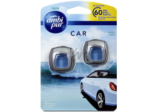 Ambi Pur Car Jaguar Ocean osvěžovač vzduchu do auta vonný kolíček 2 x 2 ml