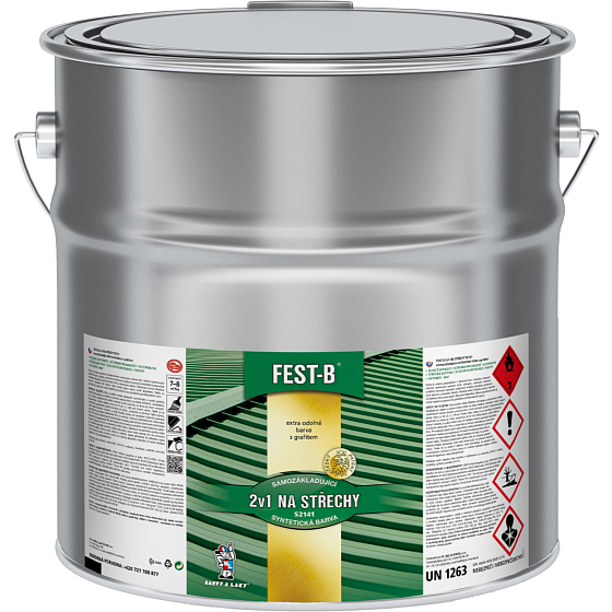 FEST-B S2141, antikorózny náter na železo, 0280 hnedý, 12 kg