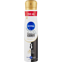 Nivea Black & White Invisible Silky Smooth antiperspirant v spreji, 250 ml