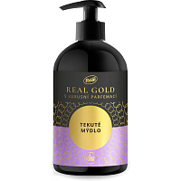 REAL GOLD Tekuté mýdlo s luxusnou parfemáciou 500 g