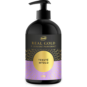 REAL GOLD Tekuté mýdlo s luxusnou parfemáciou 500 g
