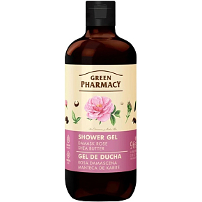 Green Pharmacy Sprchový gel s damašskou ružou a bambuckým maslom 500 ml