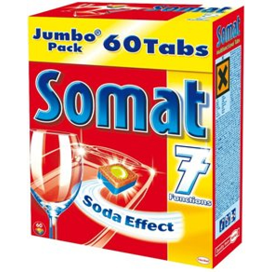 Somat 7 tablety do umývačky riadu 60 tabliet & čistič umývačky