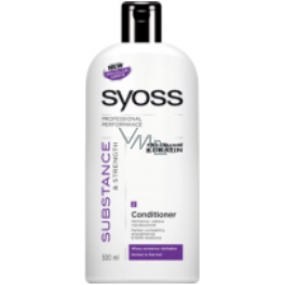 Syoss Substance & Strength kondicionér na vlas pre normálne až jemný vlas 500 ml
