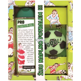 Bohemia Gifts Urbanova kozmetika Pre futbalistu sprchový gél 300 ml + ručne vyrábané toaletné mydlo 35 g, kozmetická sada