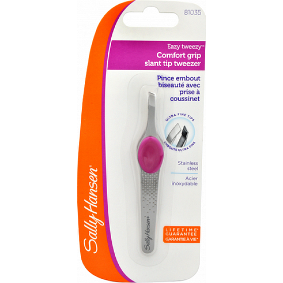 Sally Hansen Comfort Grip Slant Tip Tweezer pinzeta so šikmou špičkou 1 kus