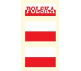 Arch Tetovacie obtlačky na tvár aj telo Poľsko vlajka 3 motívy