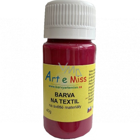 Art e Miss Farba na svetlé textílie 55 Burgundská 40 g