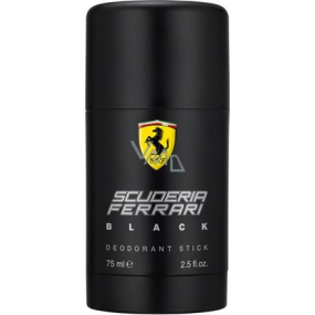 Ferrari Scuderia Black dezodorant stick pre mužov 75 ml