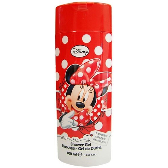 Disney Minnie Mouse vôňa malín sprchový gél pre deti 400 ml