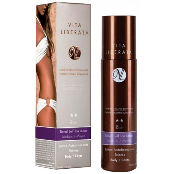 Vita Liberata Rich Samoopaľovací zafarbený gél na telo stredný odtieň 200 ml