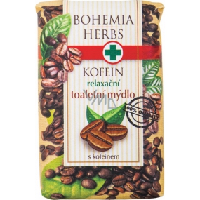 Bohemia Gifts Kofeín relaxačné toaletné mydlo 100 g