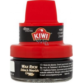 Kiwi Wax Rich Shine & Nourish Cream krém na topánky Čierny 50 ml