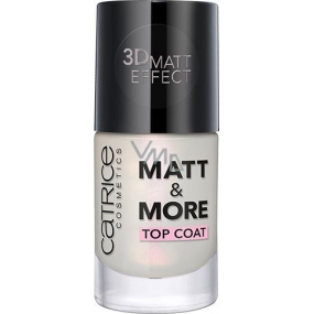 Catrice Matt & More Top Coat krycí lak na nechty 10 ml