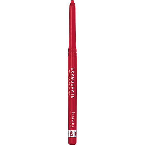 Rimmel London Exaggerate Lip Liner ceruzka na pery 024 Red Diva 0,25 g