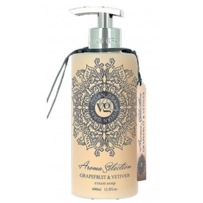 Vivian Gray Aroma Selection Grapefruit & Vetiver luxusné tekuté mydlo s dávkovačom 400 ml
