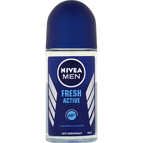 Nivea Men Fresh Active guľôčkový antiperspirant, 50 ml