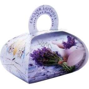 English Soap Anglická Levanduľa prírodné parfumované toaletné mydlo s bambuckým maslom 260 g